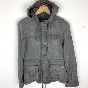 Abercrombie & Fitch Hooded Utility Jacket